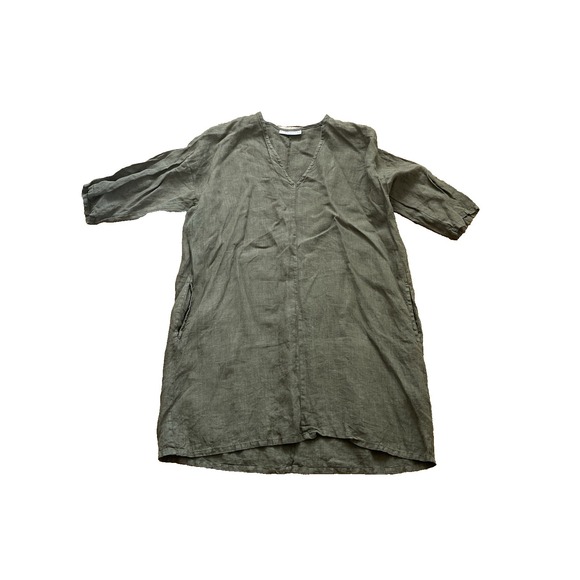 bryn Walker Dresses & Skirts - Bryn‎ Walker Bingley Tunic Dress 100% Linen Lagenlook Beach Oversized, Size XXS